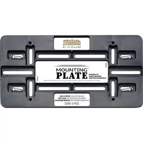 CRUISER 79150 LIC MOUNTING PLATE BLK