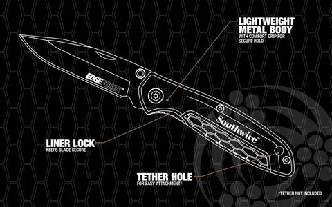 SOUTHWIRE DPKD2 EDGEFORCE DROP PNT FOLD KNIFE D2
