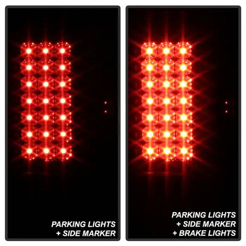 Spyder Automotive 5083296 Tail Light Assembly LED Smoke Lens Black Housing Uses O