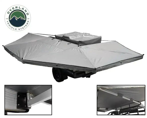 OVS 19529908 NOMADIC AWNING 270 Full Kit - DARK GRAY COVER PASSENGER SIDE