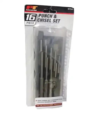 PERFORM TOOL W7541 16-PC PUNCH & CHISEL SET