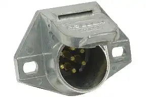 POLLAK 11-720EP 7-WAY CONNECTOR SOCKET W/