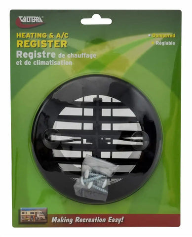 ROUND REGISTER  BLACK
