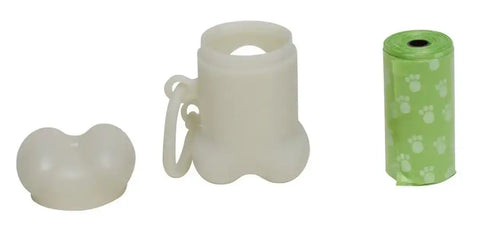GLOW-N-DARK DOG BAG DISPENSER KIT