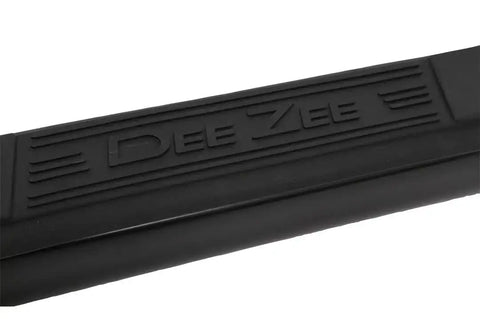 Dee Zee DZ372521 Nerf Bar With Step Pads 3 Inch Round Bent Powder Coated Black S