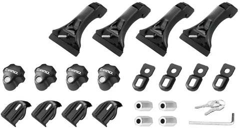 INNO RACKS INSDK SQUARE BASE FOR RAIN GUTTER 7.5'