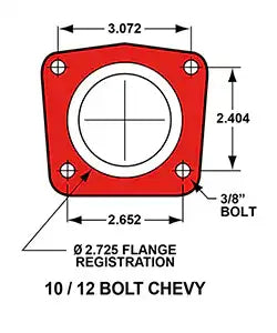 FDL P/S P-B DRILLED-RED