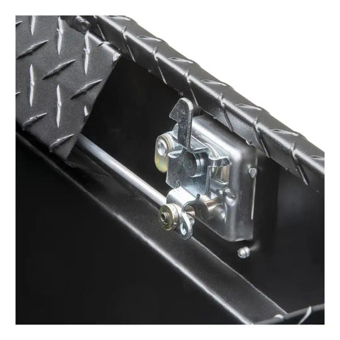 UWS TBS-69-MB Tool Box Crossover Single Lid Diamond Tread Matte Black Aluminum