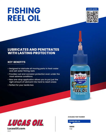 LUCAS OIL 10690 FISHING REEL OIL 1 OUNCE