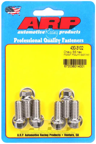 ARP 430-3102 STNLESS MTR MOUNT BOLT KT