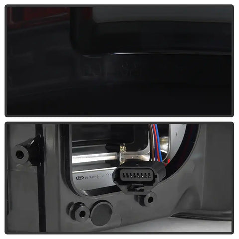 Spyder Automotive 5085337 Tail Light Assembly LED Smoke Lens Bar Style Black Hous