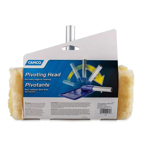 Camco 41930 Car Wash Brush For Use With Multi-Purpose Handle Wash Head With Synthet
