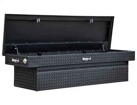 Buyers Products 1739415 Tool Box Crossover Single Lid Powder Coated Diamond Tread