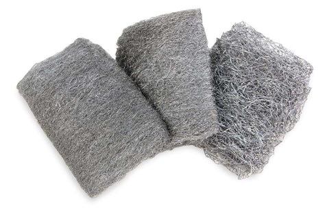 3 PC STEEL WOOL MULTIGRADE