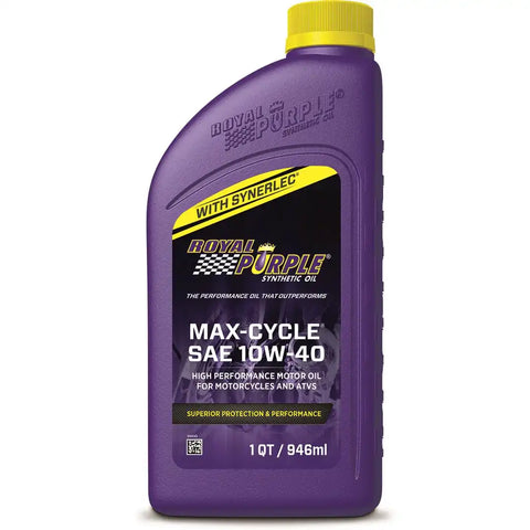 ROYAL PURPLE 01315 MAX CYCLE 10W40 QT BTLE