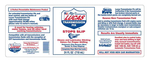 LUCAS OIL 10009 TRANSMISSION FIX 24 OZ