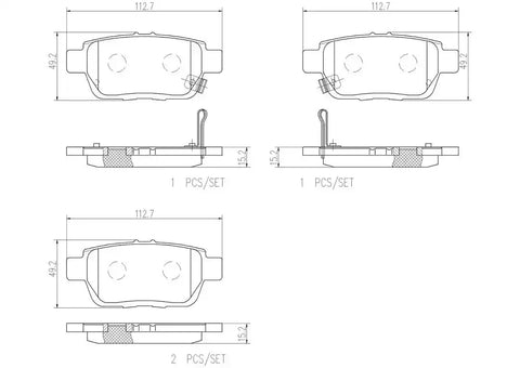 DISC BRAKE PAD SET