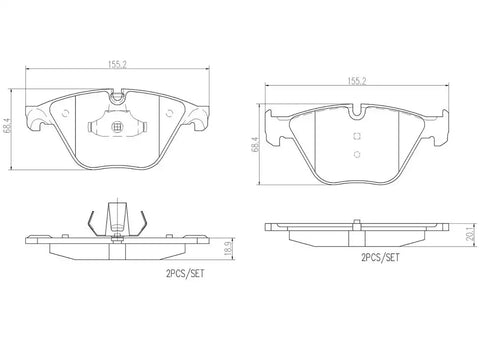 DISC BRAKE PAD SET