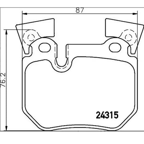 DISC BRAKE PAD SET
