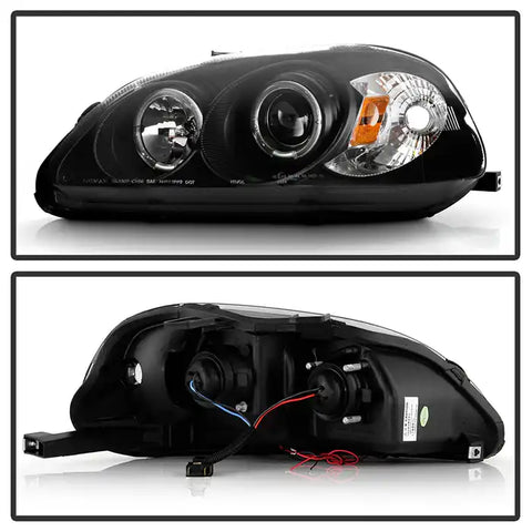 Spyder Automotive 5010902 Headlight Assembly Signature Series Projector Beam With L