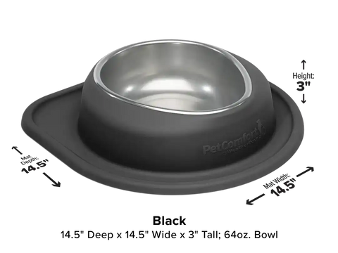 WEATHERTECH SL6403BK SG LOW 64 OZ BWL BK