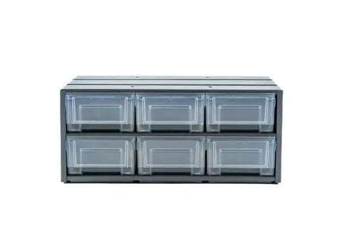 MASTERACK 02D641KP 6-DRAWER COMP. CAB. - 7HX18.5WX12D