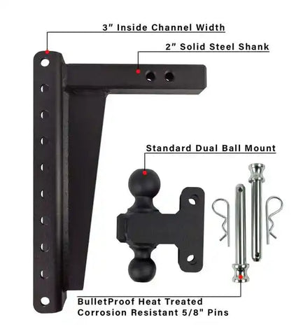 2.0' HEAVY DUTY 14' DROP/RISE