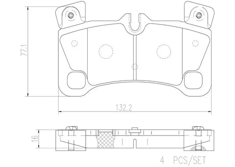 DISC BRAKE PAD SET