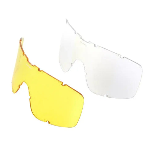 Smittybilt 1504 - Protective Goggles With Bag Clear / Smoke Amber Lens
