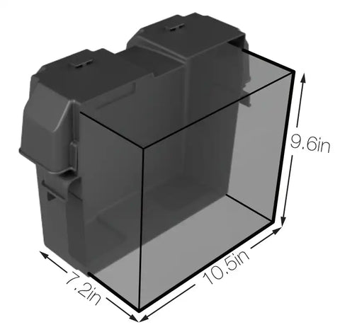 GROUP 24 BATTERY BOX BLAC