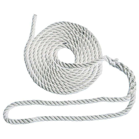 T-H MARINE BE-CO-52809-DP DOCK LINE 3/8' X 15' 3-STRAND NYLON