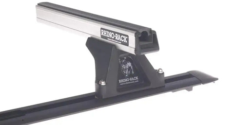 Rhino-Rack JA0884 Heavy Duty RLTF Silver Trackmount 2 Bar Roof Rack