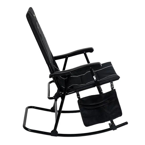 DAKOTA FLDG RKG CHAIR BLK/BLK