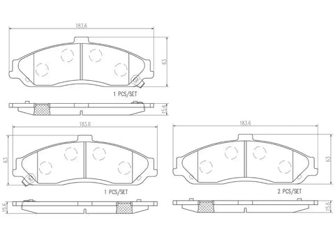 DISC BRAKE PAD SET