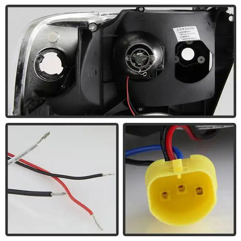Spyder Automotive 5010087 Headlight Assembly Signature Series Projector Beam With L