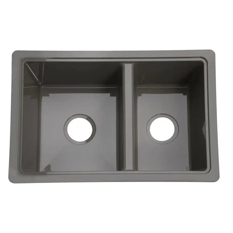 25' X 17' DOUBLE BOWL SINK - STAINL