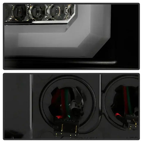 Spyder Automotive 5080707 Tail Light Assembly LED Smoke Lens Black Housing Uses O
