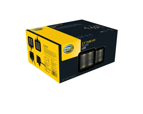 HELLA 358176801 BLACK SERIES 2.7INCH LED CUBE KIT F