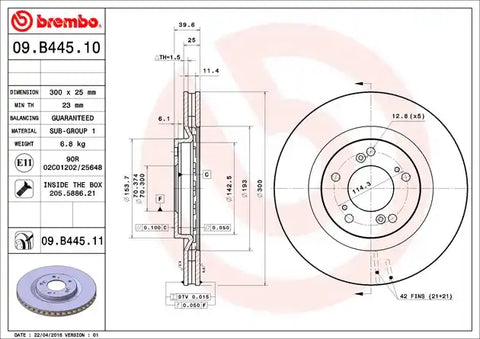 DISC BRAKE ROTOR