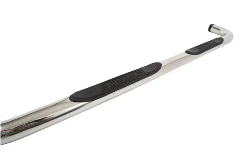 Dee Zee DZ372523 Nerf Bar With Step Pads 3 Inch Round Bent Polished Stainless Ste