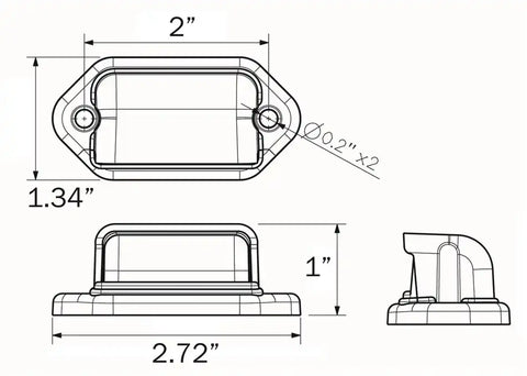 LED LICENSE LIGHT MINI;