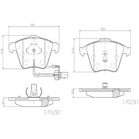 DISC BRAKE PAD SET