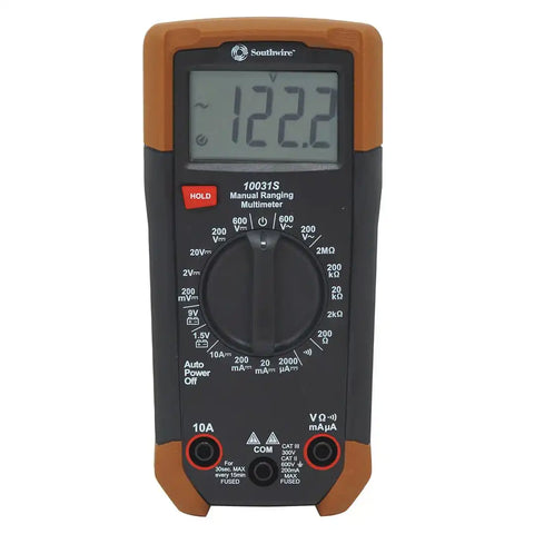 MULTIMETER-600V MANUAL RANGING