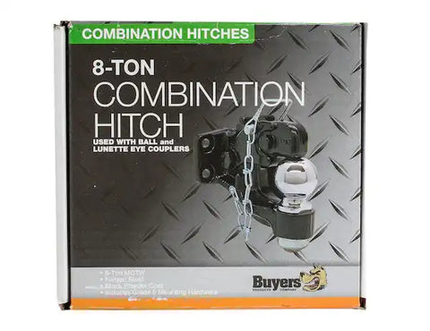 Buyers Products 10055 Pintle Hook Bolt-On Mount 16000 Pound Towing Capacity 3000 P