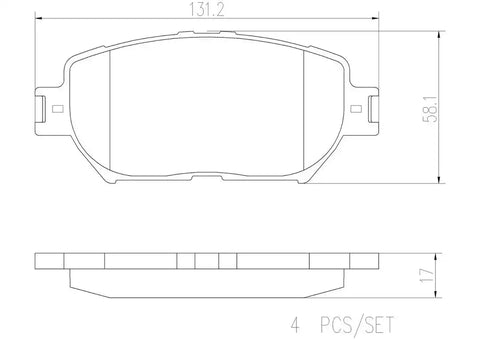 DISC BRAKE PAD SET