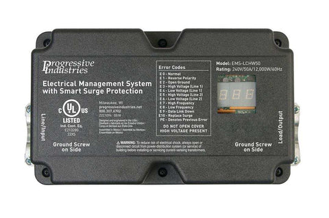 PROGRESSIVE EMS-LCHW50 50AMP SURGE PROTECTOR HAR