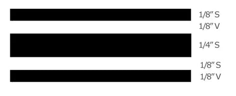 MULTISTRIPE TAPE 3/4' BLK