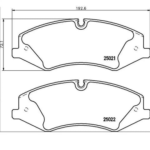 DISC BRAKE PAD SET