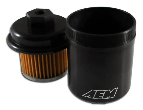 AEM ELECTRON 25-200BK HIGH VOL FUEL FILTER BK A