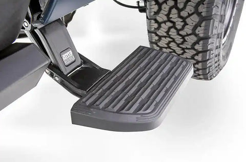 Amp Research 75420-01A Truck Step BedStep 2  Side Mounted Single Flat Step 300